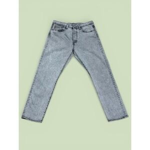 Levi's Premium Women's 501 Skinny Jeans Gray Button Fly Denim - Size W29 L28